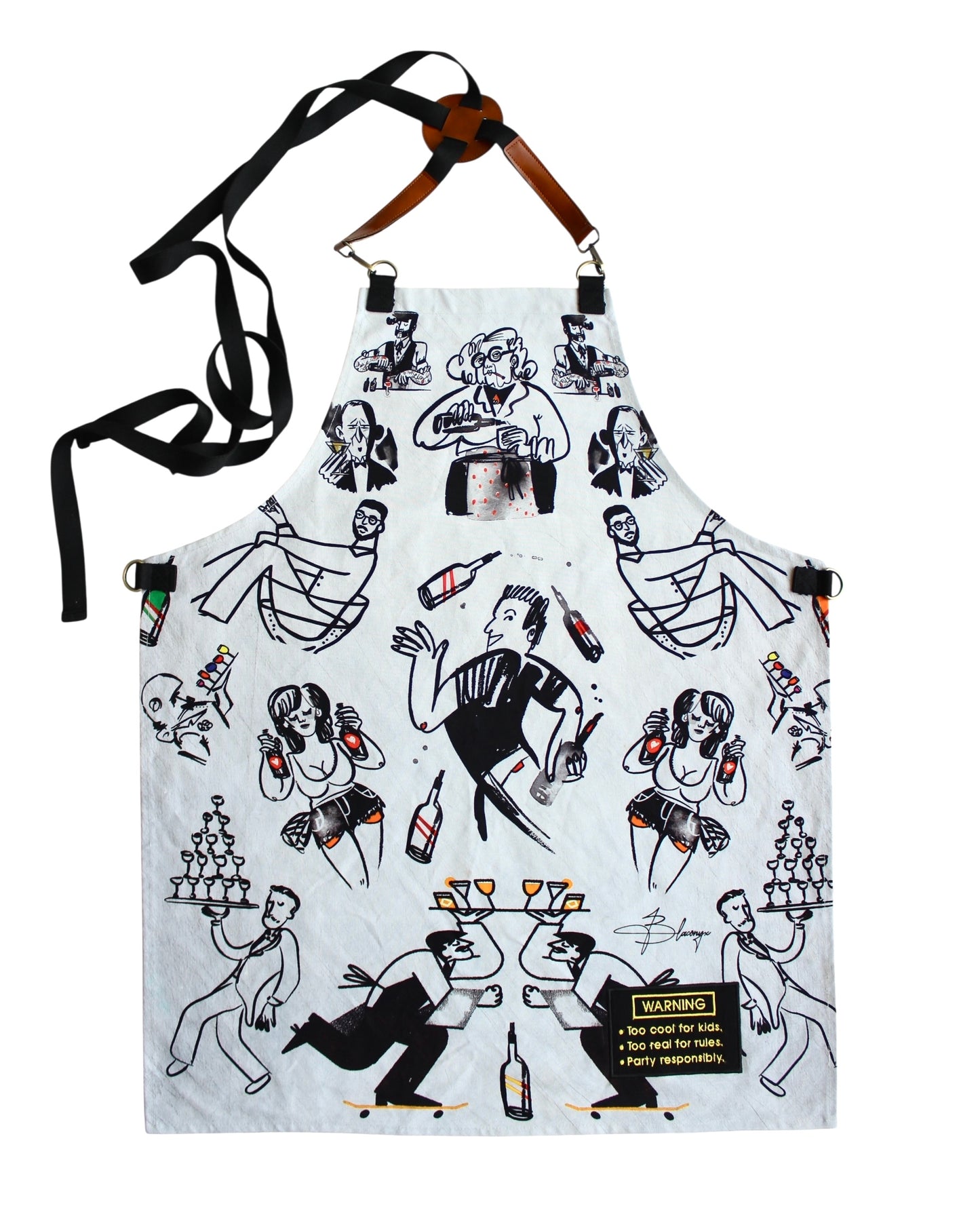 CHAOTIC BAR APRON