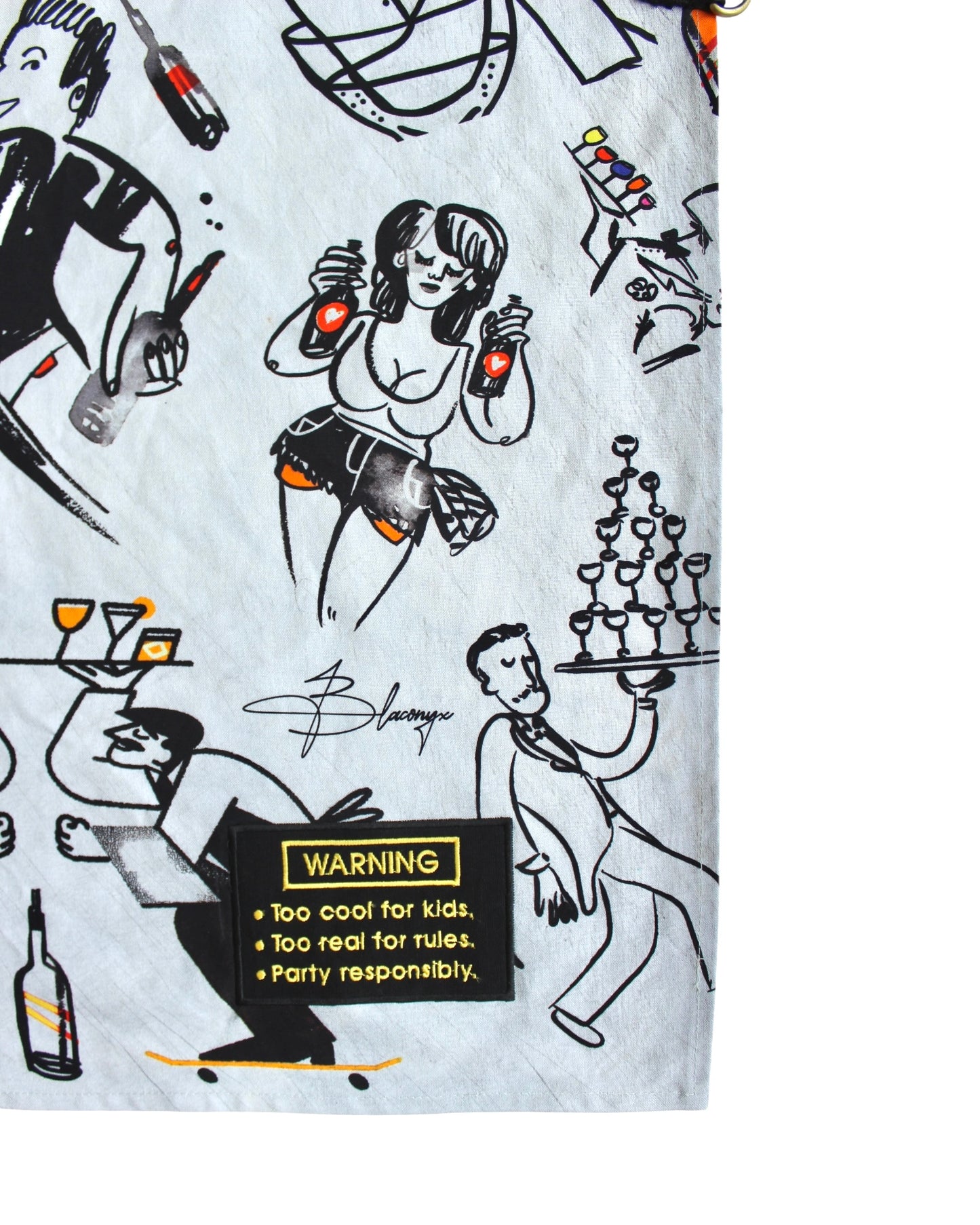 CHAOTIC BAR APRON