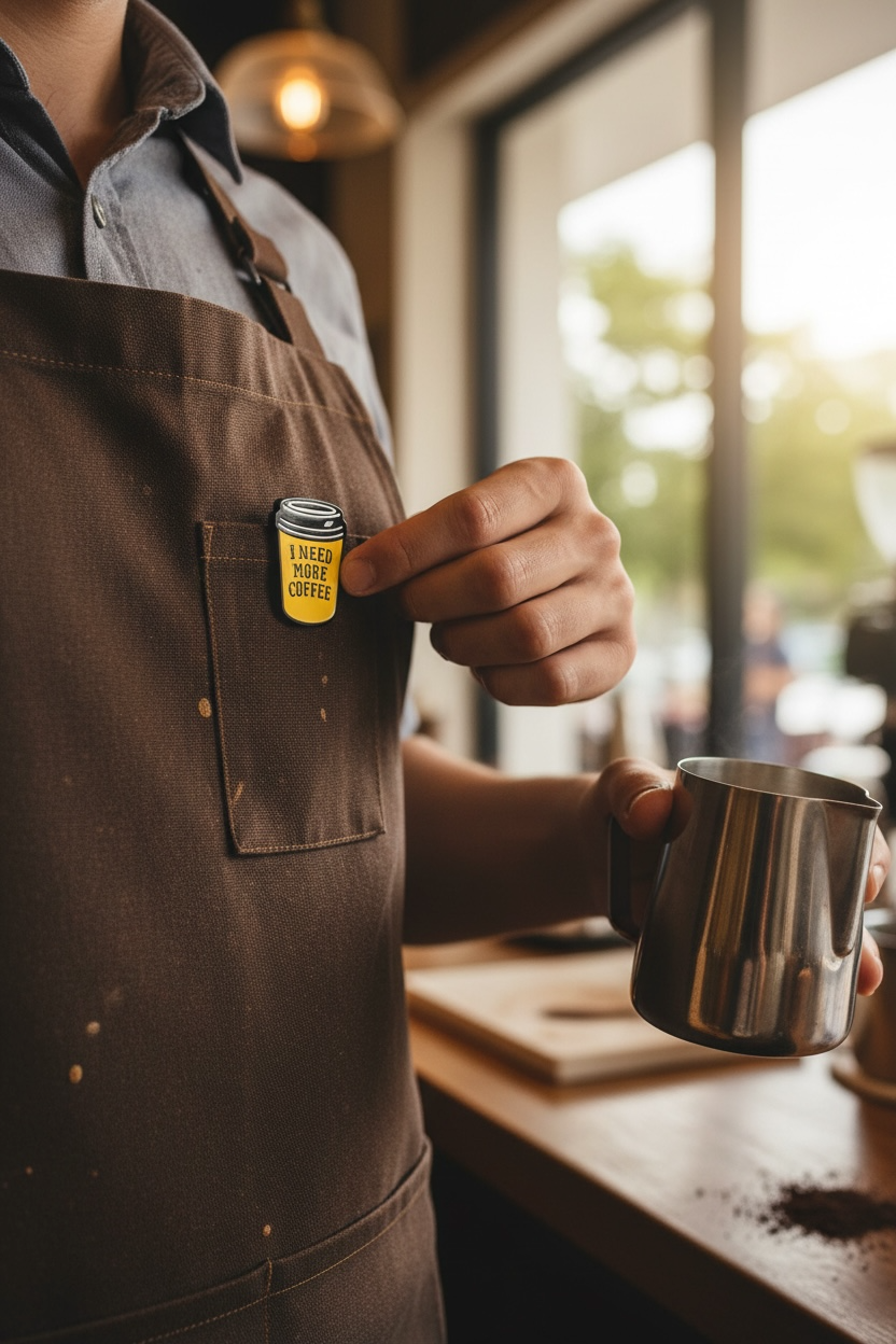 ENAMEL PINS - COFFEE