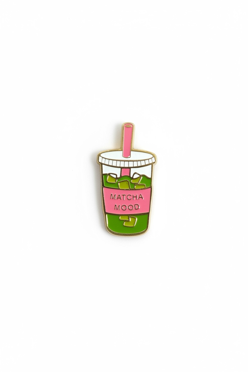 ENAMEL PINS - MATCHA MOOD